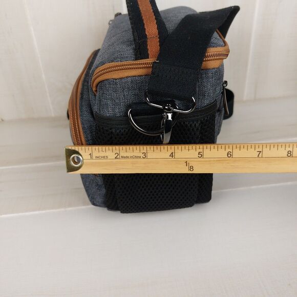 DOMISO Camera Bag Case Waterproof Anti-shock Shoulder for SLR DSLR Grey - Picture 8 of 8